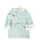 Just Born 2-Piece Baby Boys Desert Cactus Bathrobe & Booties Set (0-9M)