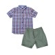 Fore! Axel & Hudson Seafoam  Shirt and Short Set - Baby Boys 