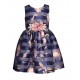 Special Occasion Girl Dress - Botanical and Flower Bow