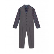 Boys 4-piece Poplin Vest Special Occasion Set by IZOD