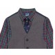 Boys 4-piece Poplin Vest Special Occasion Set by IZOD