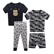 Baby Boy 4-Piece Pajamas Set by Only Boyz 