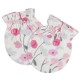 Gerber 4-Piece Baby Girls Floral & Bunnies Caps & No Scratch Mittens Set