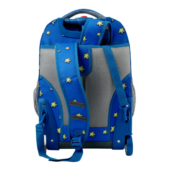 Sunrise Rolling Backpack (18 Inch) by JWorld - Little Stars 