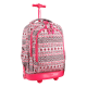 Setbeamer Rolling Backpack With Lunch Bag (18 Inch) - Skandi Pink 