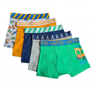 Only Boys Truck Jeremy Boxer Brief Set - 5 Pack  