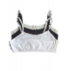 Girls (7-14) René Rofé Liana 3pk. White Black Hue Bralettes