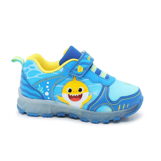 Toddler Boys' Sneakers - Baby Shark Light-Up Running Shoes 