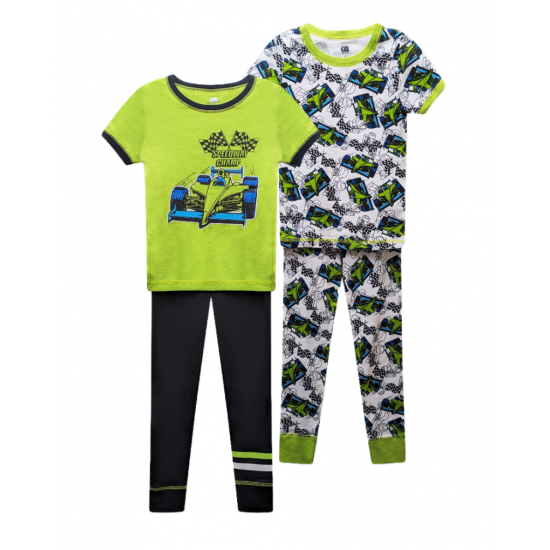 Boy's 4 piece Pajamas - Speed Camp by ONLY BOYS