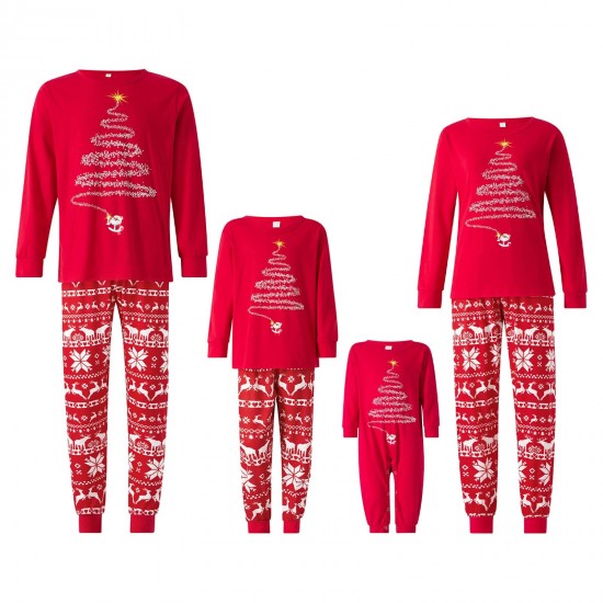 Family Matching Christmas Pajamas Santa Claus Print-Long Sleeve Family Matching Christmas Pajamas Santa Claus Print-Long Sleeve