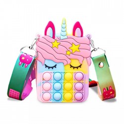 Unicorn Fidget Bag Popper Sensory Crossbody Purse for Girls Unicorn Fidget Bag Popper Sensory Crossbody Purse for Girls