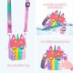 Unicorn Fidget Bag Popper Sensory Crossbody Purse for Girls Unicorn Fidget Bag Popper Sensory Crossbody Purse for Girls
