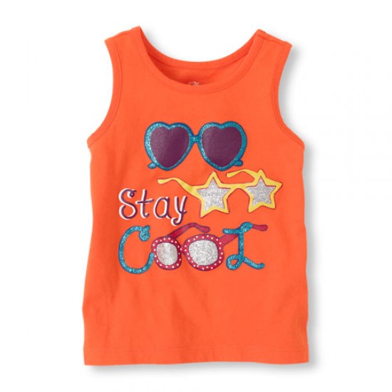 Cool glasses graphic tank top by Children's Place