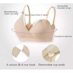 Women  Nursing Bra by Sharp Edge - Beige
