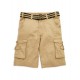 Mick Mack Cargo Shorts with Belt - Sandstone