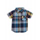 Just Max Plaid Button-Down Blue Multi  Kid Boys