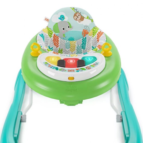 Bright Starts Tiny Trek 2-in-1 Baby Activity Walker - Jungle Vines