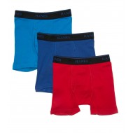  Hanes Boys Boxer Brief Set - Red/Blue