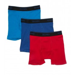  Hanes Boys Boxer Brief Set - Red/Blue