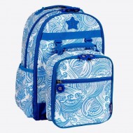 J WORLD Duet Kids Backpack &  Lunch Box Set - Wave