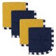 Gerber 4-Pack Boys Gold & Navy Woven Washcloths