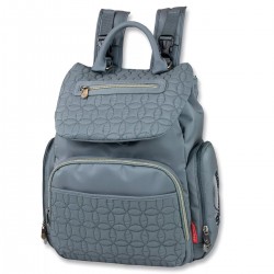 Fisher-Price Signature Quilted Flap Backpack Diaper Bag