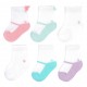 Baby Girl Jumping Beans 6-Pack Ballet Crew Socks 