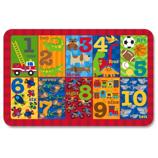 Stephen Joseph Table Placemat Boy Numbers & Letters