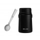 Diller's Stainless Steel Vacuum Insulated Food Flask (550ml)  - BLACK