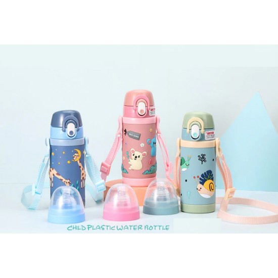 Diller's Kid Water Bottle With Strap - 450ml Diller's Kid Water Bottle With Strap - 450ml