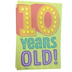 Boy or Girl  Birthday - Double Digit 10 Years 