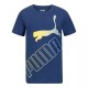 PUMA Amplified Tee  Electro Blue- Big Boys