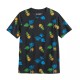 Hybrid Big Boys  Tropical Printed Graphic Tee  - Black 