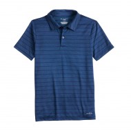  Tek Gear DryTek Striped Polo - Blue