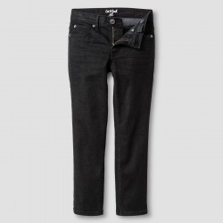 Cat & Jack Boys' Skinny Jeans   - Black Wash