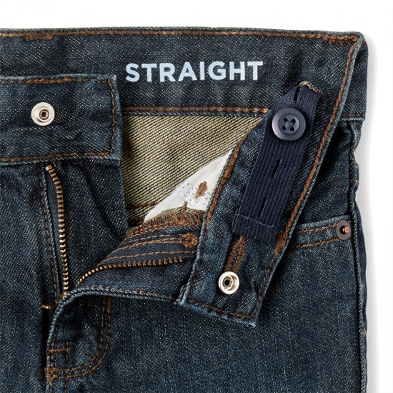 Boys Straight Jeans By CP - Dry Indigo 