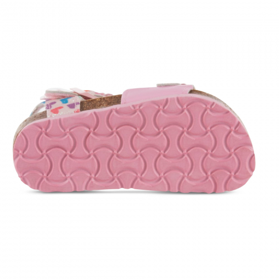 Josmo Toddler Girls' Havi Pink/Heart Sandal