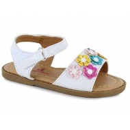 Rugged Bear Floral White  Sandals  - Toddler Girls 