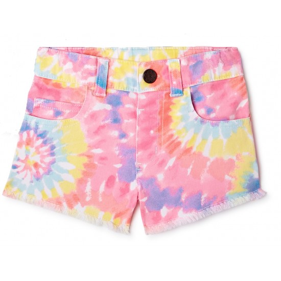 Garanimals Toddler Girls Solid Denim Shorts - Rainbow 