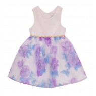 Rare Editions Toddler Girls Sleeveless Floral Dress