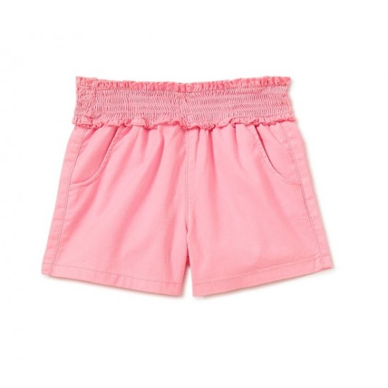 Garanimals Girls Ruched Waist Shorts - Pink