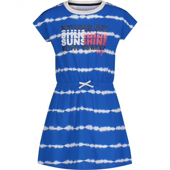 Tommy Hilfiger Toddler Girls Tie Dye Dress - Skydiver