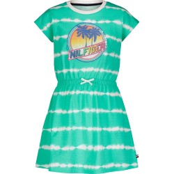 Tommy Hilfiger Toddler Girls Tie Dye Dress - Biscay Green