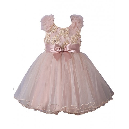 Bonnie Jean Puff Shoulder Ballerina Dress - Girls 2- 6x