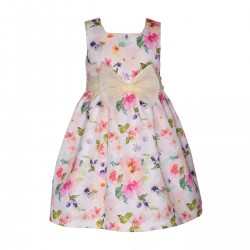 Bonnie Jean Baby Girls Short Sleeve Floral Bow Cardigan Dress Bonnie Jean Baby Girls Short Sleeve Floral Bow Cardigan Dress