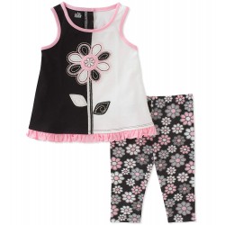 Toddler Girl Kids Headquarters Tank & Floral Leggings Set