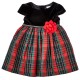 Sweet Heart Rose Toddler Girl Plaid Skirt Dress - Size 3T 