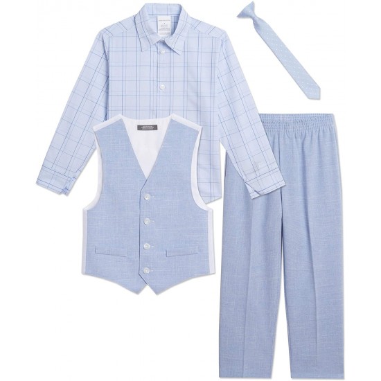 Van Heusen Toddler Boys 4-pc. Suit Set - Ice Bay 