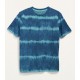 Short-Sleeve  Crew-Neck Tee  BLUE DYE  - Big Boys