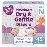 Parent's Choice Dry and Gentle Breathable and Wetness Indicator Diapers - ECONOMY PACK